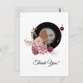 大人音楽，レコードサンキューカード ポストカード (正面/裏面)