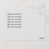 大人音楽，レコードサンキューカード ポストカード (裏面)