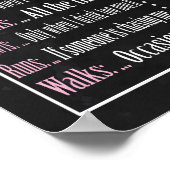 大人25お誕生日ケーキスマッシュカルボード標識 ポスター (角)