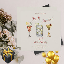 大人40歳のパーティーを始めよう