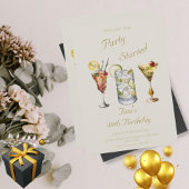 大人40歳のパーティーを始めよう 招待状