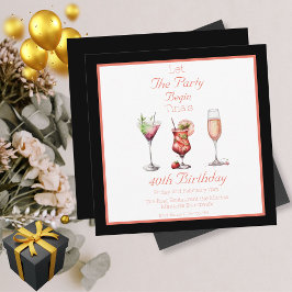 大人40歳のパーティーを始める