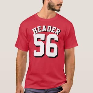大人 のスポーツのジャージーの基本的で赤く及び白いデザイン Tシャツ