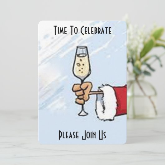 **大人**クリスマスお祝い招待状 招待状 (スタンド正面)