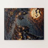 大人、子供、すべてのスキルレベルのためのハロウィーンギフト ジグソーパズル (横)