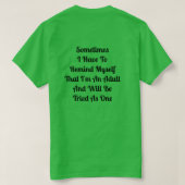 大人Tシャツ Tシャツ (デザイン裏面)