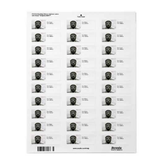 大仏 ラベル (フルシート)