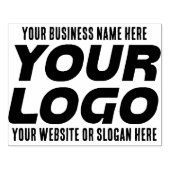 大企業のロゴ、名前、Webサイト、スローガン ラバースタンプ (インプリント)