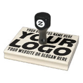 大企業のロゴ、名前、Webサイト、スローガン ラバースタンプ (スタンプ)