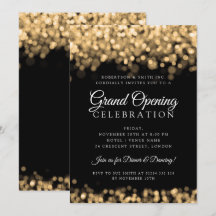 大企業の開き金ゴールドの光 