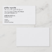 大企業 名刺 (正面/裏面)