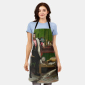 大使の若い者ホルベイン エプロン (着用した状態)