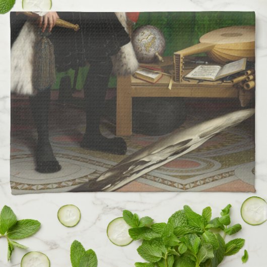 大使の若い者ホルベイン キッチンタオル (折り畳み)