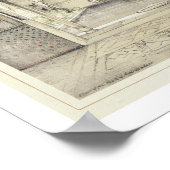 大使公会堂の扉、「スケッチと ポスター (角)