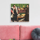 大使達、1533年 キャンバスプリント (インサイチュ (リビング))