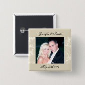 大使館の保存日付の写真ボタン 缶バッジ (正面&裏面)