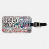 大修道院の交通標識 ラゲッジタグ (正面横)