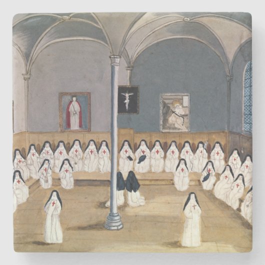 大修道院の姉妹 ストーンコースター (正面)