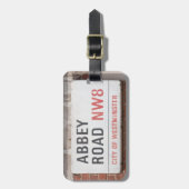 大修道院の道ロンドン ラゲッジタグ (正面縦)