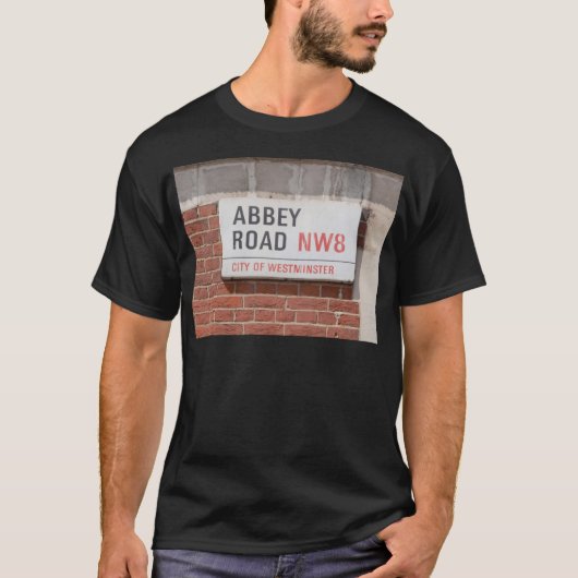 大修道院の道ロンドン Tシャツ (正面)