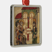 大修道院長のジョンの提供の原稿ベネディクト メタルオーナメント (右)