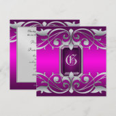 大公妃ピンクジュエル ピンクリージェンシー招待状 招待状 (正面/裏面)