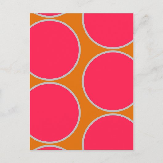 大円抽象デザイン葉書 ポストカード (正面)