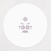 大円接着剤/防水ラベル ラベル (デザイン1)