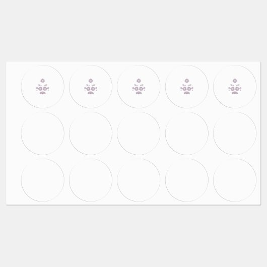 大円接着剤/防水ラベル ラベル (シート)