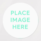 大円接着剤/防水ラベル ラベル (デザイン2)