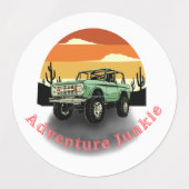 大円接着剤/防水ラベル ラベル (デザイン1)