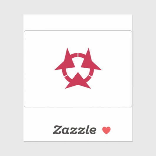 大分県(大分県)国旗 シール (シート)