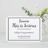 大切なお願い　これは冗談ではない　名誉な選択肢 招待状 (スタンド正面)