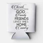 大切なものを大切に 缶クーラー (正面)