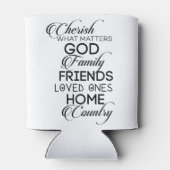 大切なものを大切に 缶クーラー (裏面)