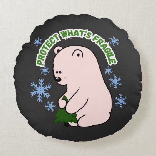 大切なものを守る ラウンドクッション (正面)