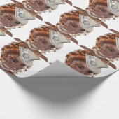 大切なアフリカ系アメリカ人の女性 ラッピングペーパー (角)