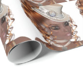 大切なアフリカ系アメリカ人の女性 ラッピングペーパー (ロールコーナー)