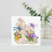 大切なイースターのご招待(イースターエッグハント?) 招待状 (スタンド正面)