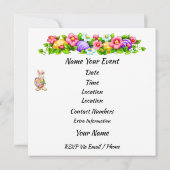 大切なイースターのご招待(イースターエッグハント?) 招待状 (裏面)