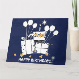 大切なカードに誕生日の喜びを カード