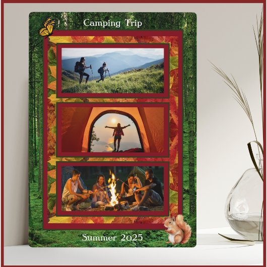 大切なキャンピングメモリーズ写真記念 フォトプラーク