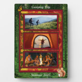 大切なキャンピングメモリーズ写真記念 フォトプラーク (正面)