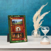 大切なキャンピングメモリーズ写真記念 フォトプラーク (側面)