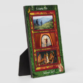 大切なキャンピングメモリーズ写真記念 フォトプラーク (側面)