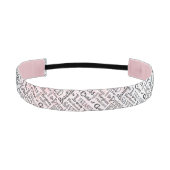 大切なキリスト教の肯定言集 アスレチックヘッドバンド (正面)