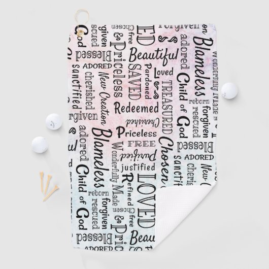 大切なキリスト教の肯定言集 ゴルフタオル (インサイチュ)