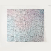 大切なキリスト教の肯定言集 タペストリー (正面(横))