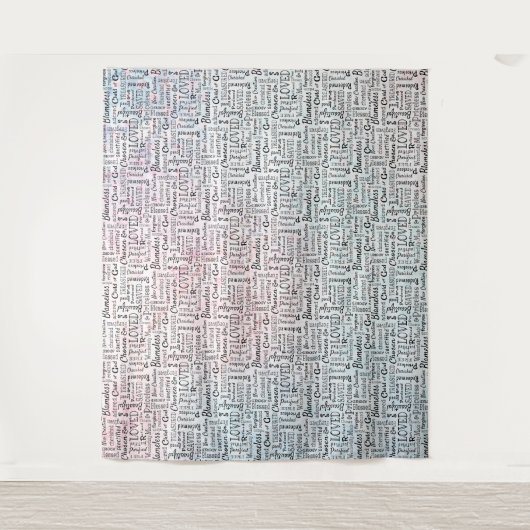 大切なキリスト教の肯定言集 タペストリー (正面)