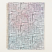 大切なキリスト教の肯定言集 プランナー手帳 (正面)